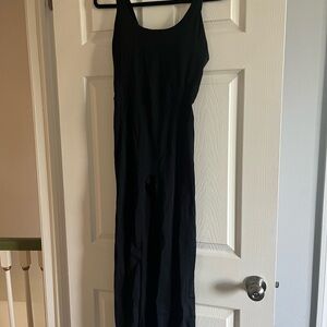 Black One-Piece Athletic Jumpsuit - NEW